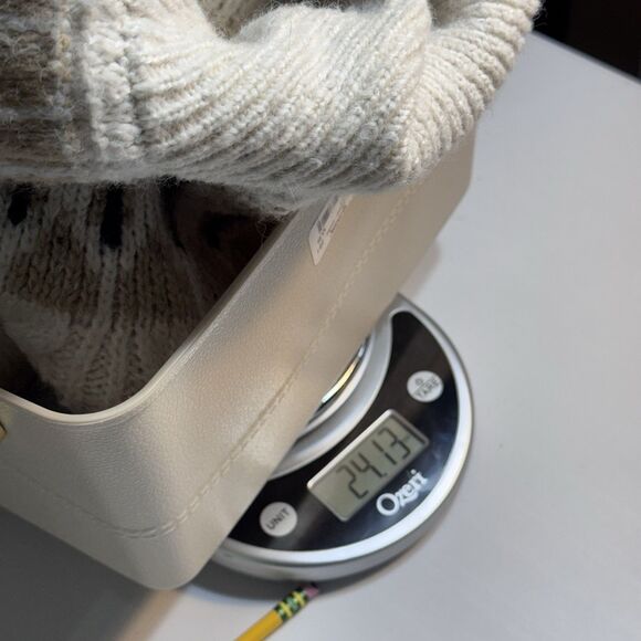 Old Navy Cozy Fair Isle Cable Knit Turtleneck Sweater Neutral Cozy Women XXL - Picture 8 of 8